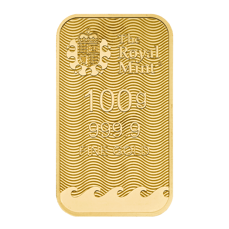 Image for 100 gram Britannia Gold Bar from TD Precious Metals